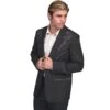Scully Men's Floral Embroidered Blazer