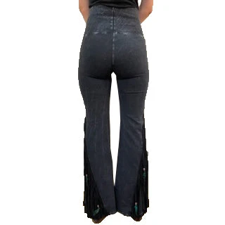 Pat Dahnke Women's Distressed Fringe Feathered Pant - Image 2