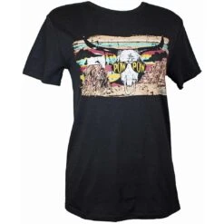 Rock & Roll Cowgirl Women's Dale Brisby Pow Pow Graphic T-Shirt