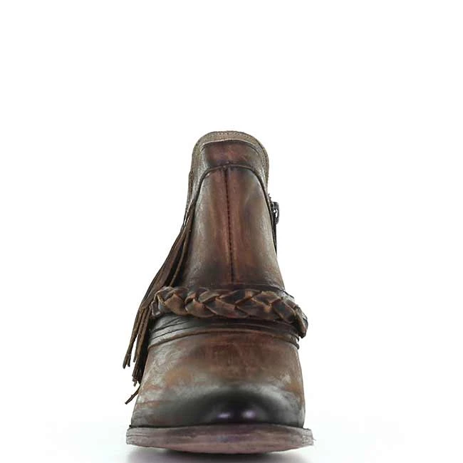 Circle G Women's Zipper With Fringe Round Toe Cowgirl Boots - Image 11