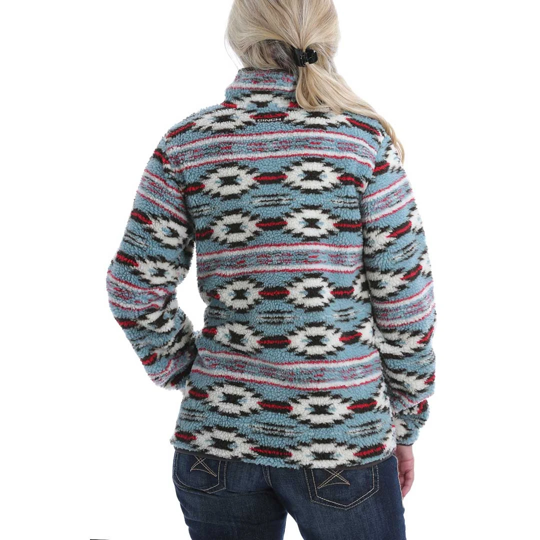 Cinch Women's Southwest Printed Fleece Pullover - Image 3