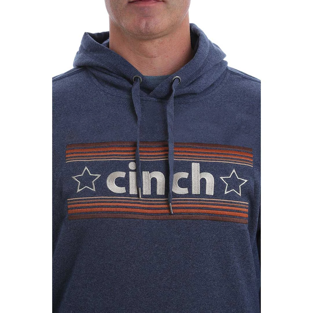 Cinch Men's Logo Embroidered Pullover Hoodie - Image 4
