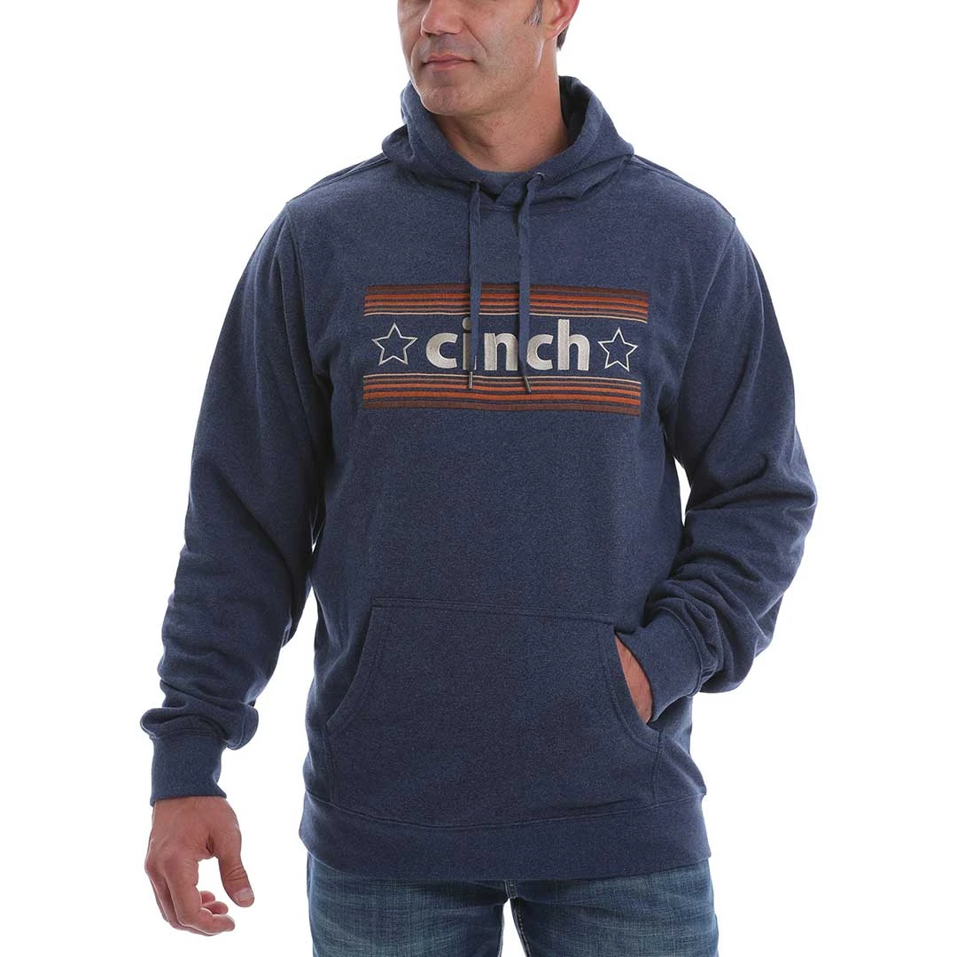 Cinch Men's Logo Embroidered Pullover Hoodie
