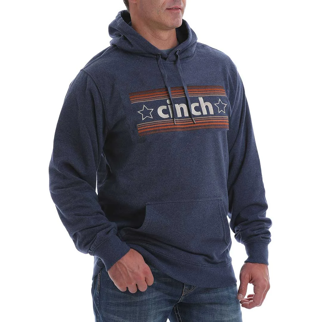 Cinch Men's Logo Embroidered Pullover Hoodie - Image 2