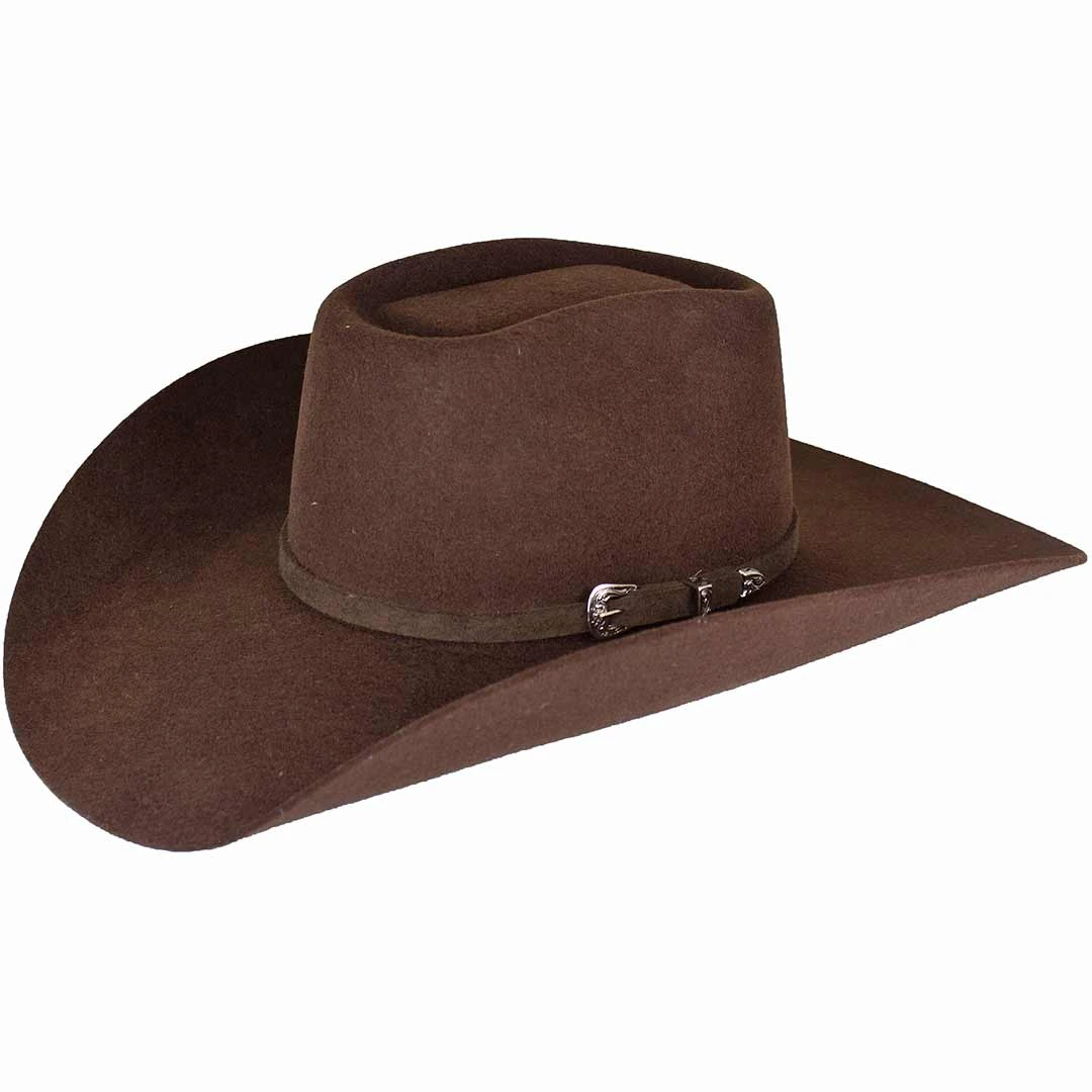 Serratelli 2X Felt Brick Top Cowboy Hat - Image 2