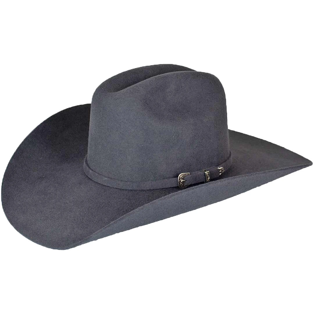 Serratelli 2X Felt Cattleman Crown Cowboy Hat - Image 2