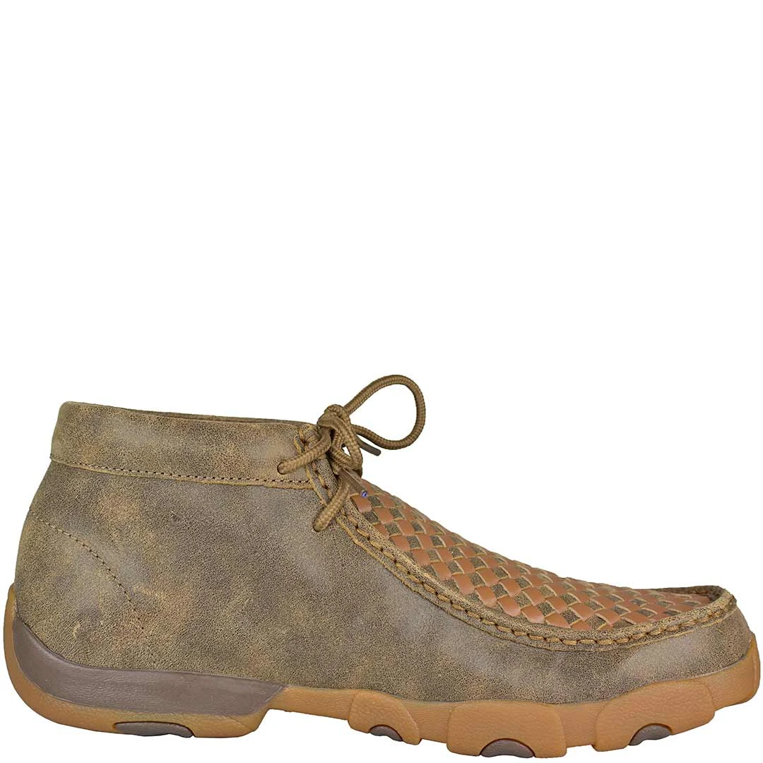 Twisted X Men's Checkered Chukka Driving Moc Shoes - Image 3