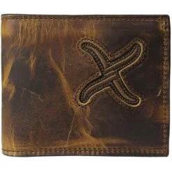 Twisted X Men's Distressed Leather Bi-Fold Wallet
