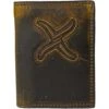 Twisted X Men's Distressed Leather Tri-Fold Wallet