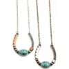 Wyo Horse Women's Artisan Horseshoe Necklace