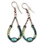 Wyo Horse Women's Artisan Horseshoe Earrings - Image 2