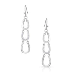 Montana Silversmiths Women's One Step Closer Horseshoe Earrings