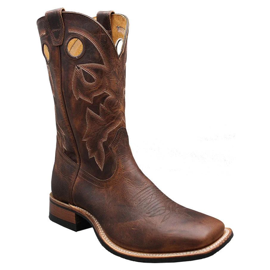 Boulet Men's Damiana Square Toe Cowboy Boots - Image 2