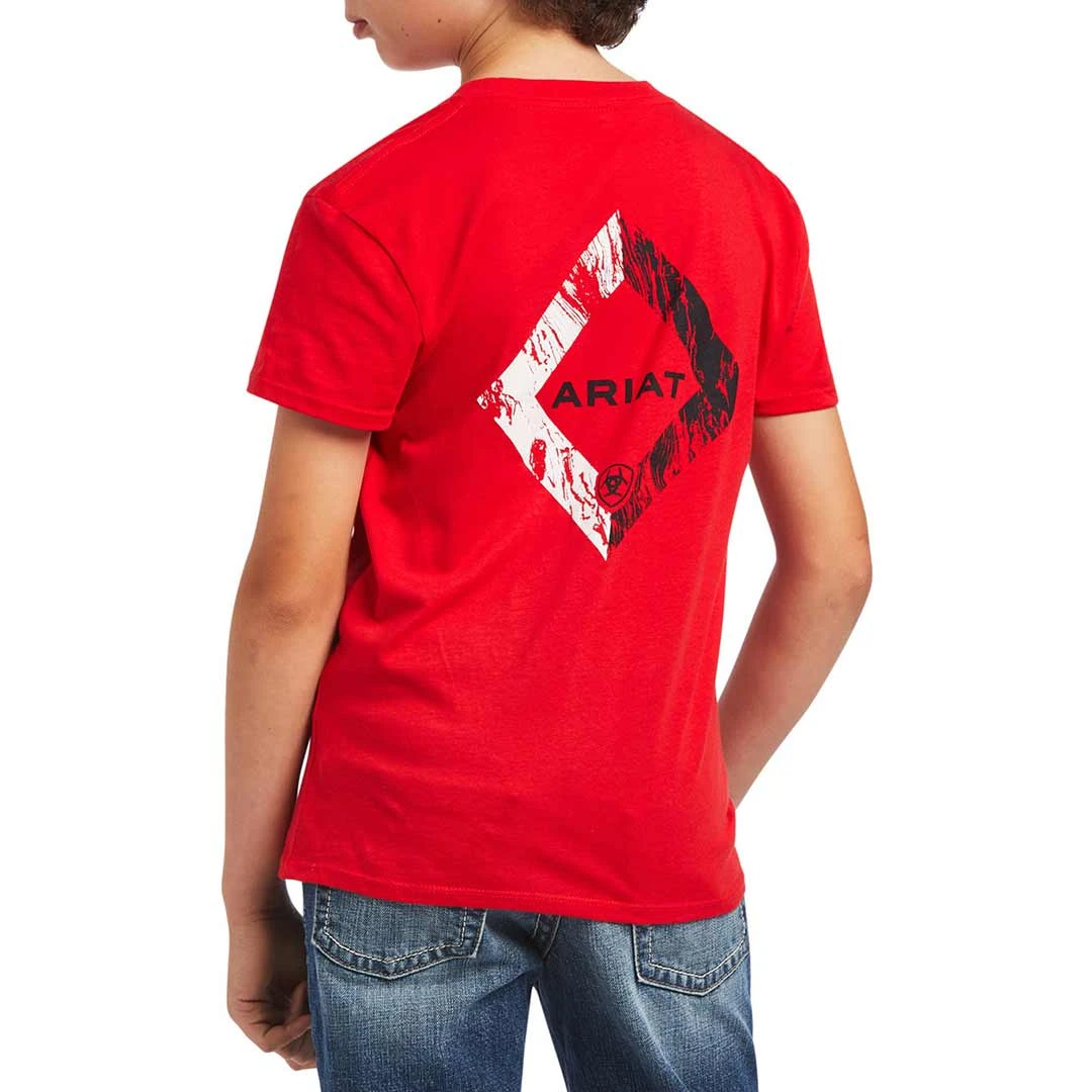 Ariat Boys' Diamond Wood Graphic T-Shirt - Image 2