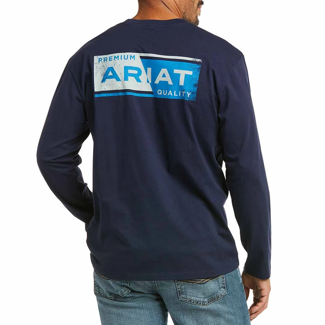 Ariat Men's Logo Graphic Long Sleeve T-Shirt - Image 2