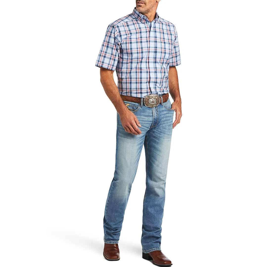 Ariat Men's Pro Series Fergus Short Sleeve Fitted Button-Down Shirt - Image 4