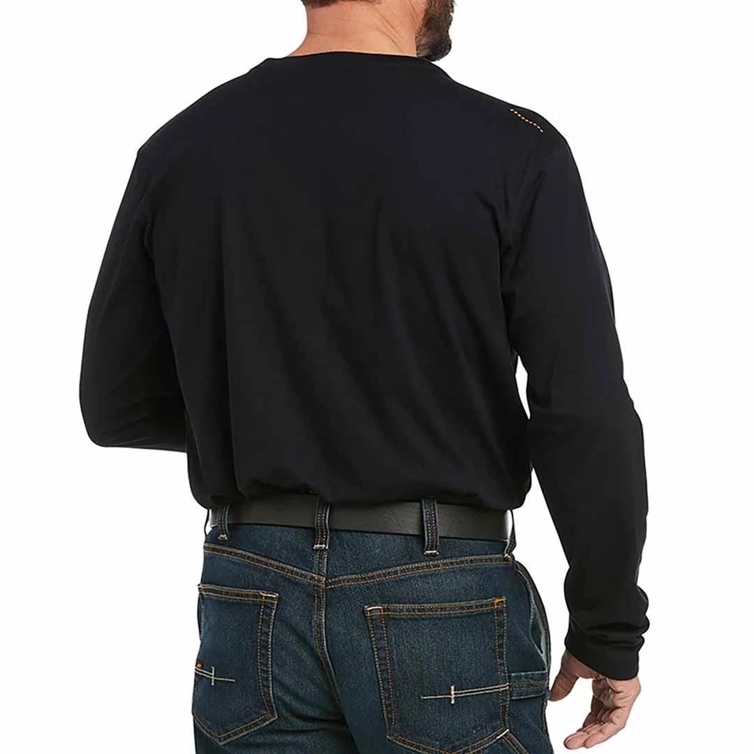 Ariat Men's Rebar Workman Logo Long Sleeve T-shirt - Image 2