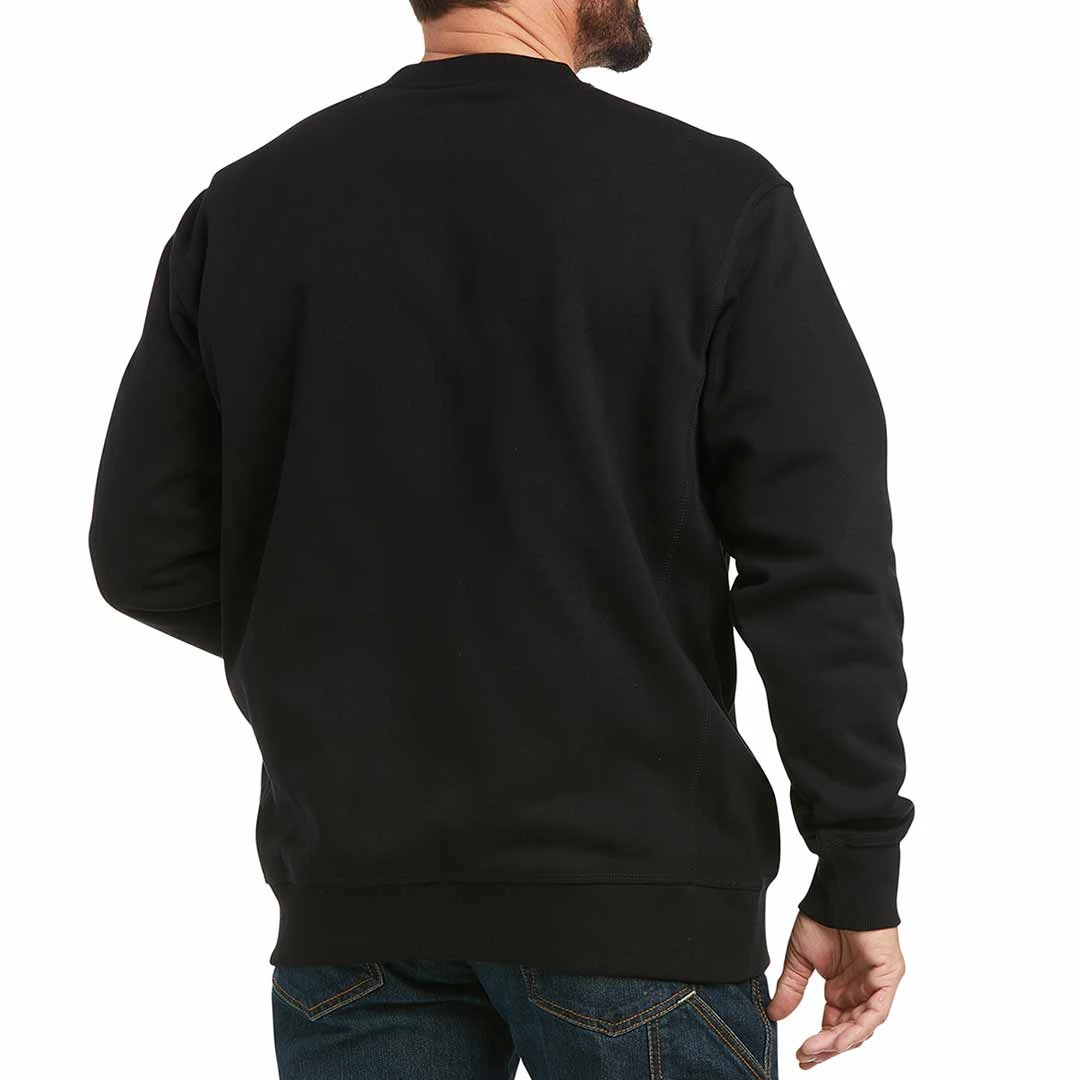 Ariat Men's Rebar Workman Logo Sweatshirt - Image 2