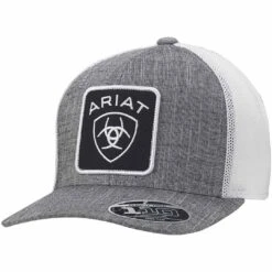 Ariat Men's Shield Logo Patch Snap Back Cap