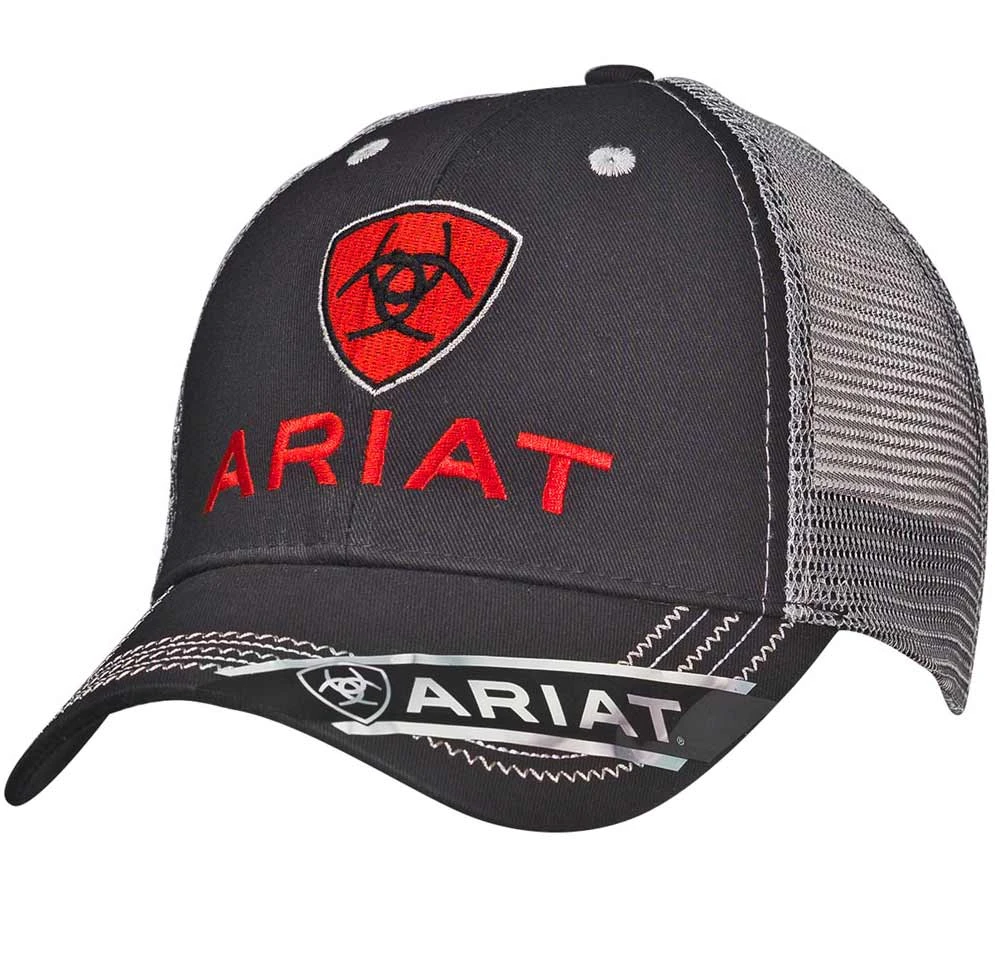 Ariat Men's Shield Logo Velcro Back Cap