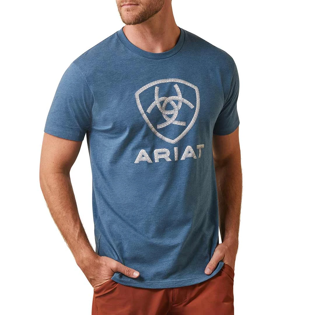 Ariat Men's Steel Bar Logo T-Shirt
