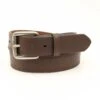 Ariat Men's Triple Stitch Smooth Leather Belt