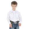 Wrangler Boys' Snap Front Western Dress Shirt