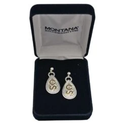 Montana Silversmiths Women's Calgary Stampede Teardrop Earrings