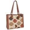 Catchfly Southwest Colour-Block Tote Bag