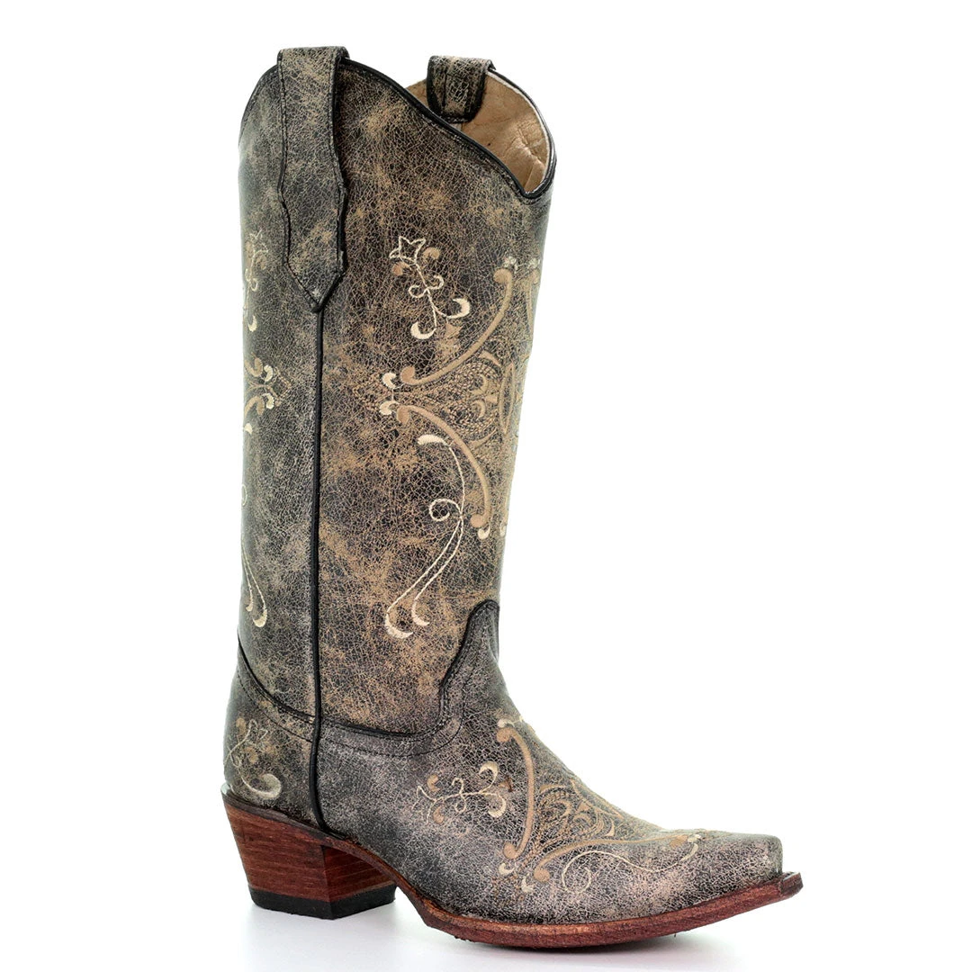 Circle G Women's Andrea Snip Toe Cowgirl Boots - Image 2
