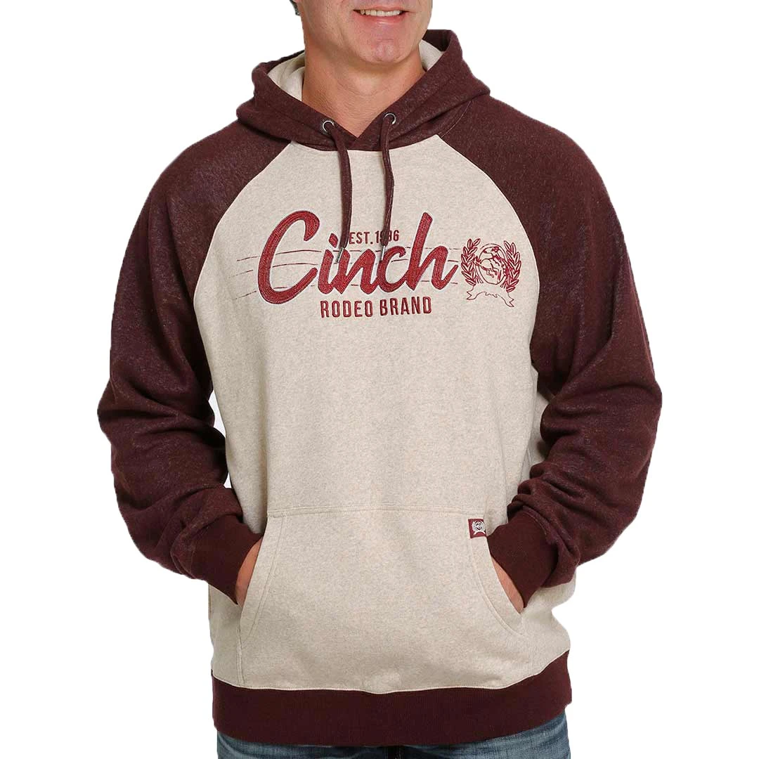 Cinch Men's Contrast Sleeve Hoodie