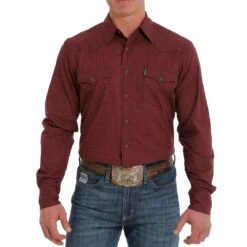 Cinch Men's Medallion Print Snap Shirt