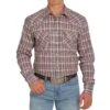 Cinch Men's Modern Sawtooth Pocket Plaid Snap Shirt