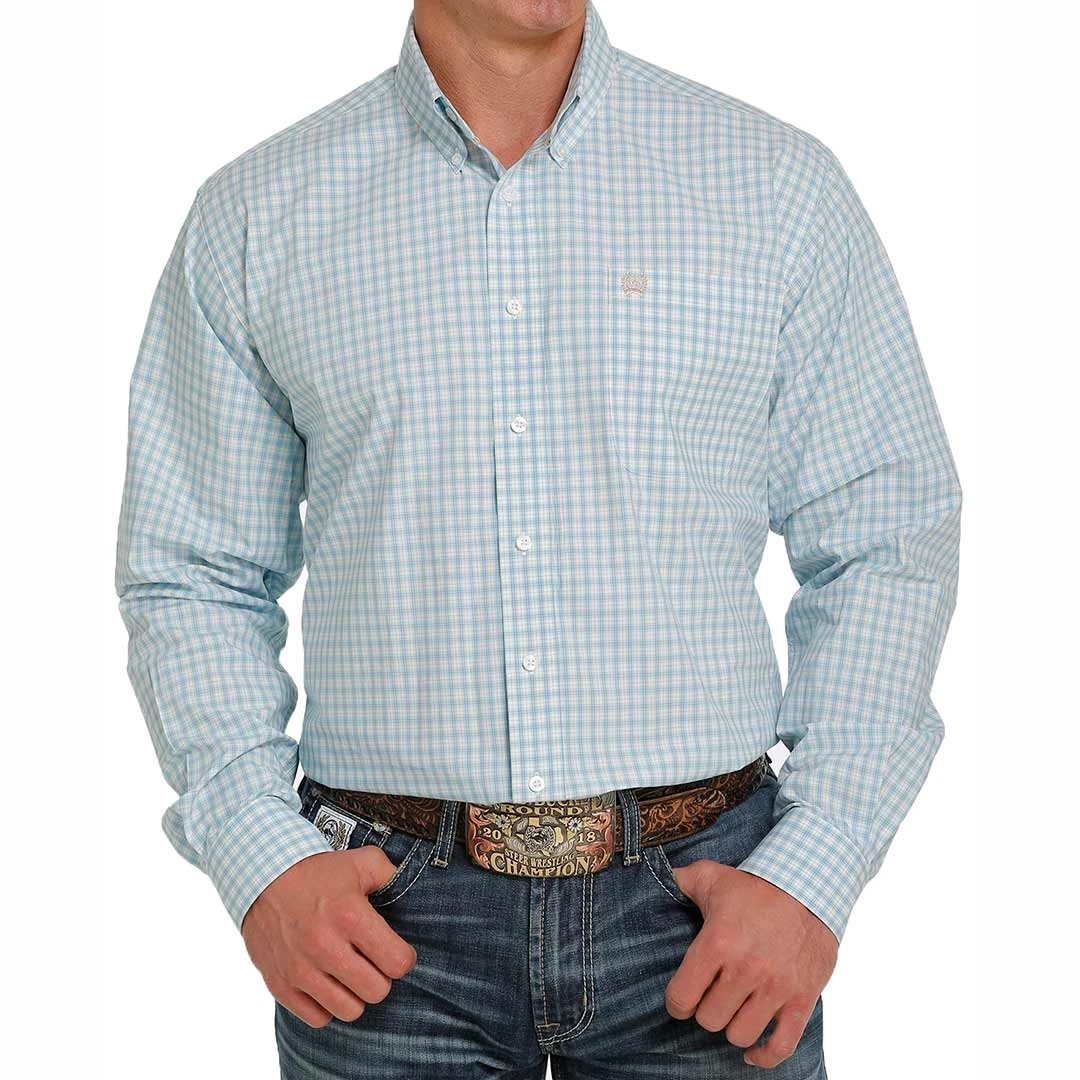 Cinch Men's Plaid Check Button-Down Shirt - Image 2