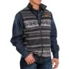 Cinch Men's Polar Fleece Southwest Stripe Vest