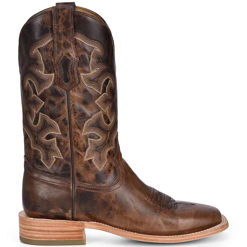 Corral Boot Co. Men's Distressed Square Toe Cowboy Boots - Image 3