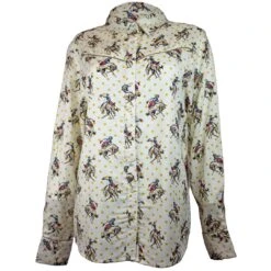 Cotton & Rye Outfitters Women's Bronc Print Snap Shirt