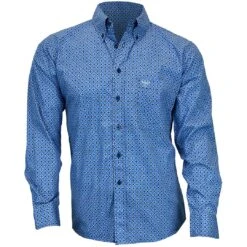 Cowboy Hardware Men's Circle Print Button-Down Shirt