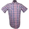 Cowboy Legend Men's Short Sleeve Check Snap Shirt