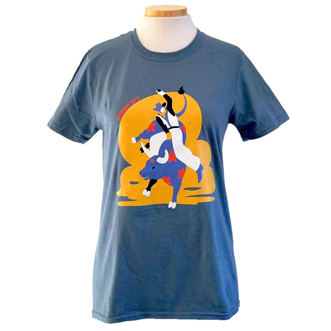 Cowboy Sh*t Unisex Bull Rider Graphic T-Shirt