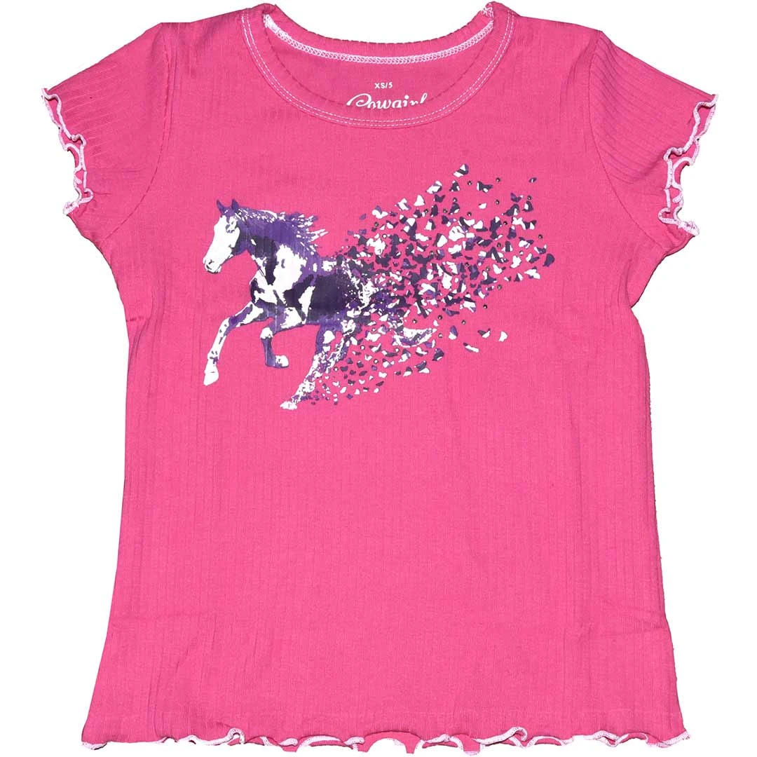 Cowgirl Hardware Toddler Girls' Butterfly Horse T-Shirt - Image 2