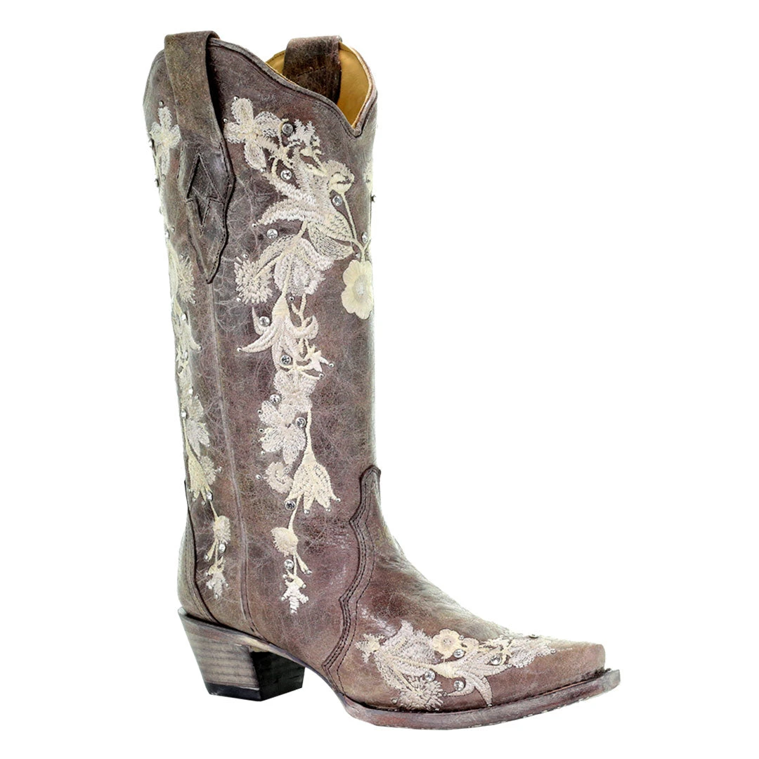 Corral Women's Sweetie Lisa Western Wedding Cowgirl Boots - Image 2