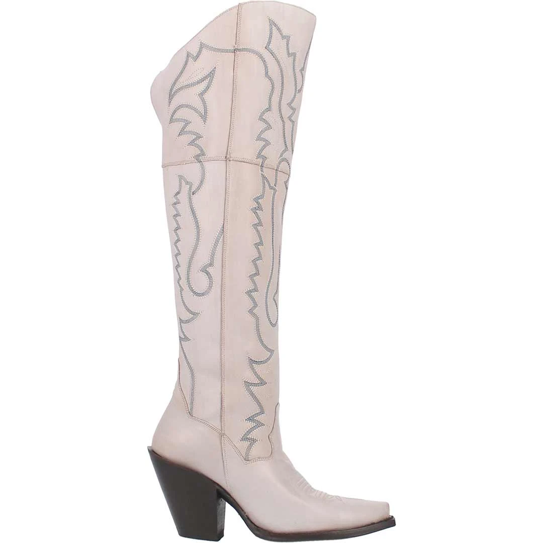 Dan Post Women's Loverly Thigh High Cowgirl Boots - Image 4
