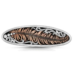 Montana Silversmiths Women's Hope's Feather Long Narrow Buckle