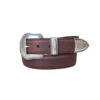Lejon Men's Vintage Bison Blackwater Leather Belt