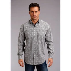 Stetson Men's Classic Medallion Print Shirt