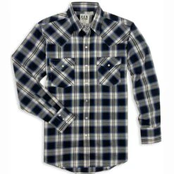 Ely Cattleman Men's Plaid Snap Shirt
