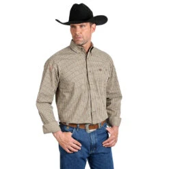 Wrangler Men's George Strait Plaid Shirt
