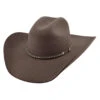 Justin Bent Rail Crowell 6X Fur Felt Cowboy Hat