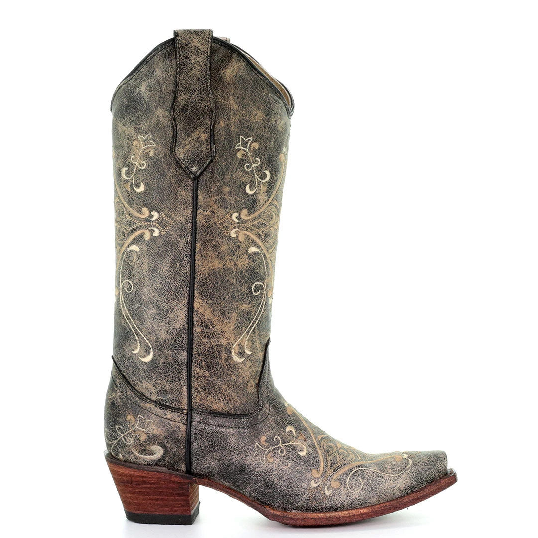 Circle G Women's Andrea Snip Toe Cowgirl Boots - Image 4